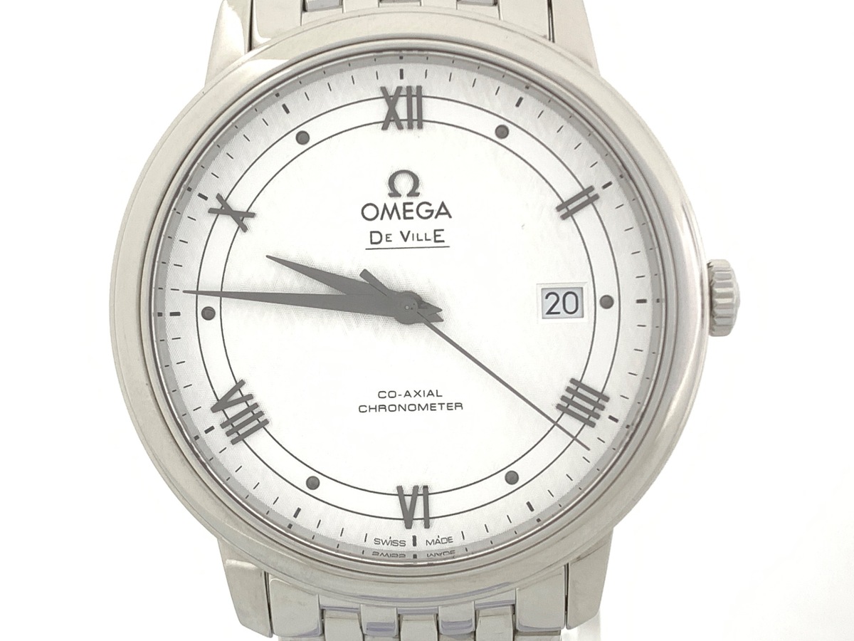 オメガ(OMEGA) デ・ヴィル プレステージ シルバー 424.10.40.20.02.005 ステンレススティール
