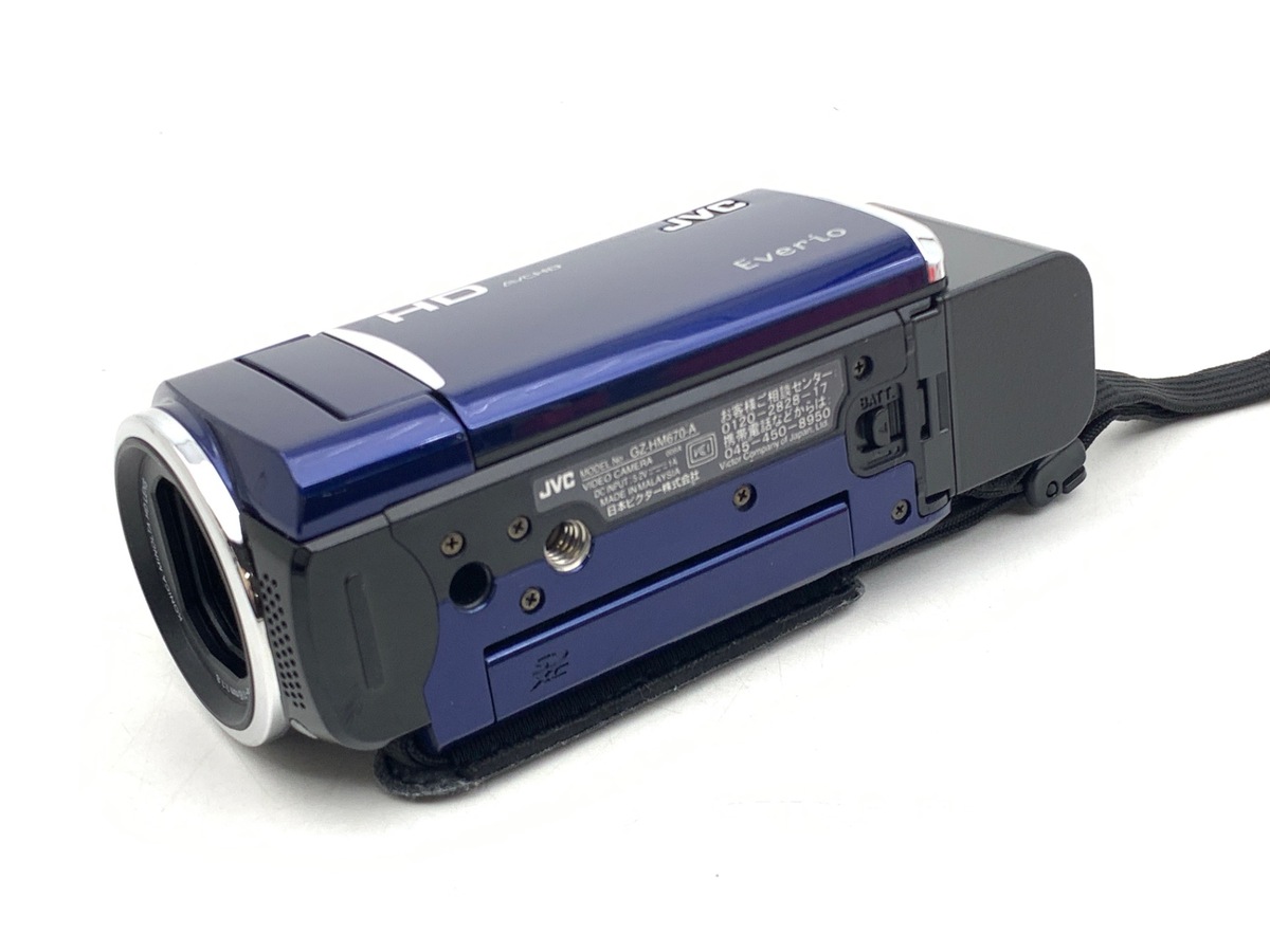元箱付き ビクター Everio GZ-HM670 ロイヤルブルー 中古】ビクター Everio GZ-HM670-A ロイヤルブルー｜｜カメラの