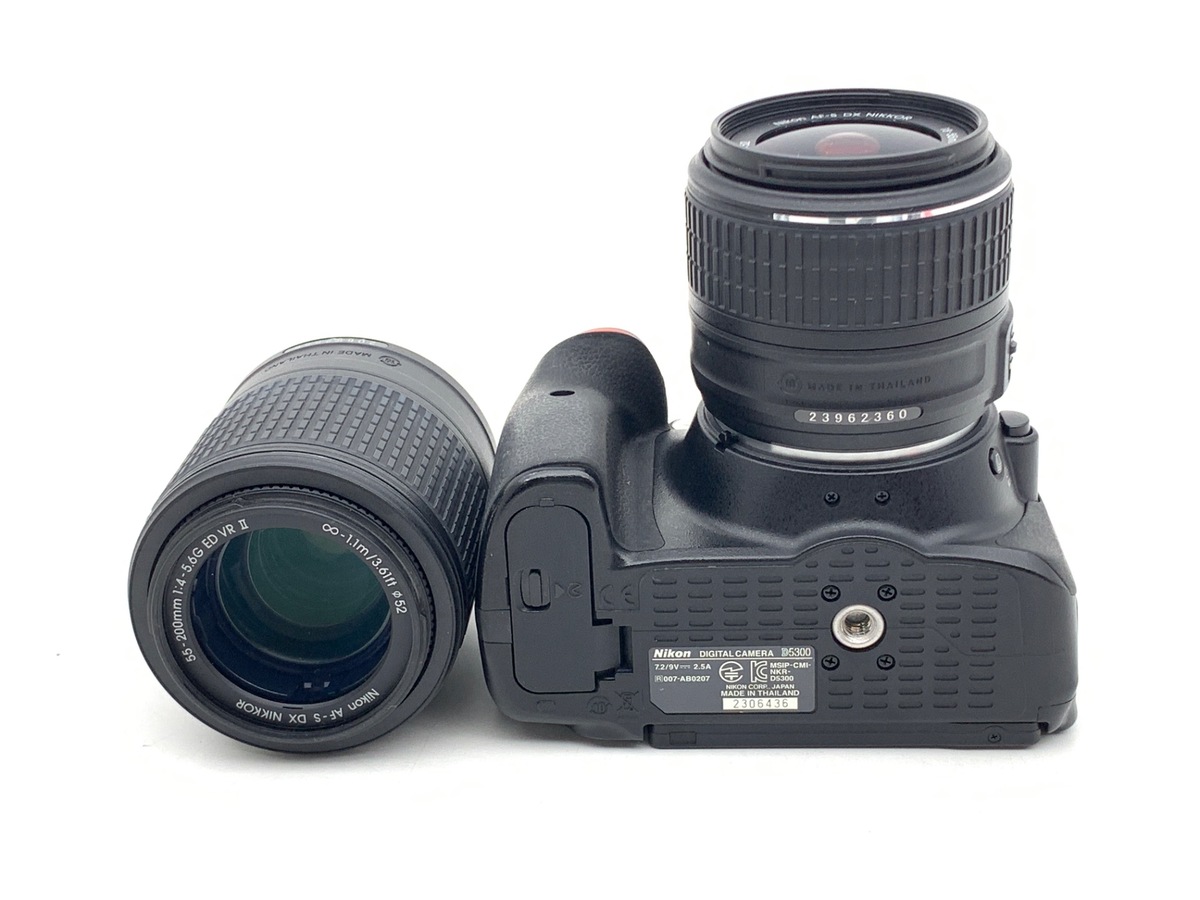 中古】ニコン D5300 ダブルズームキット2 ブラック｜｜カメラの