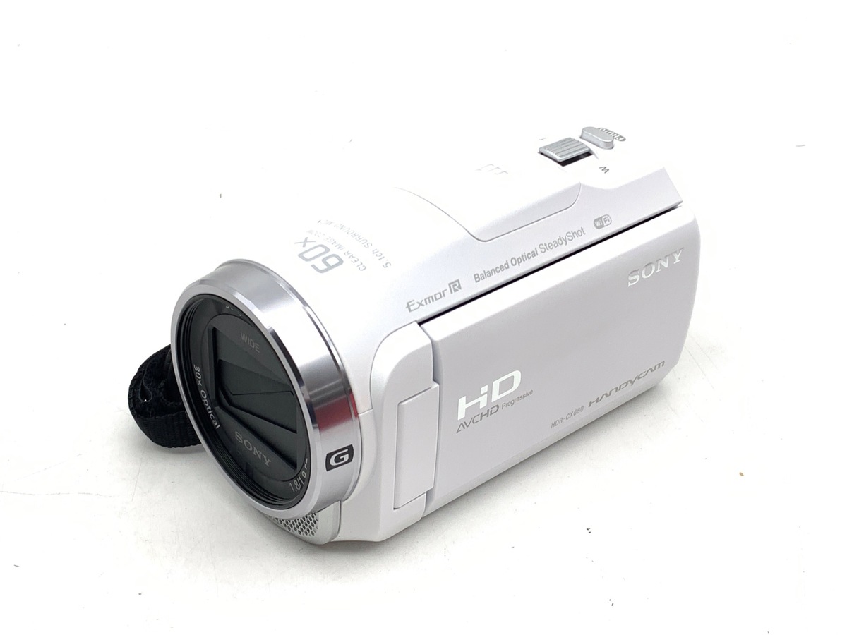 中古】ソニー デジタルHDビデオカメラレコーダー HDR-CX680 W ホワイト
