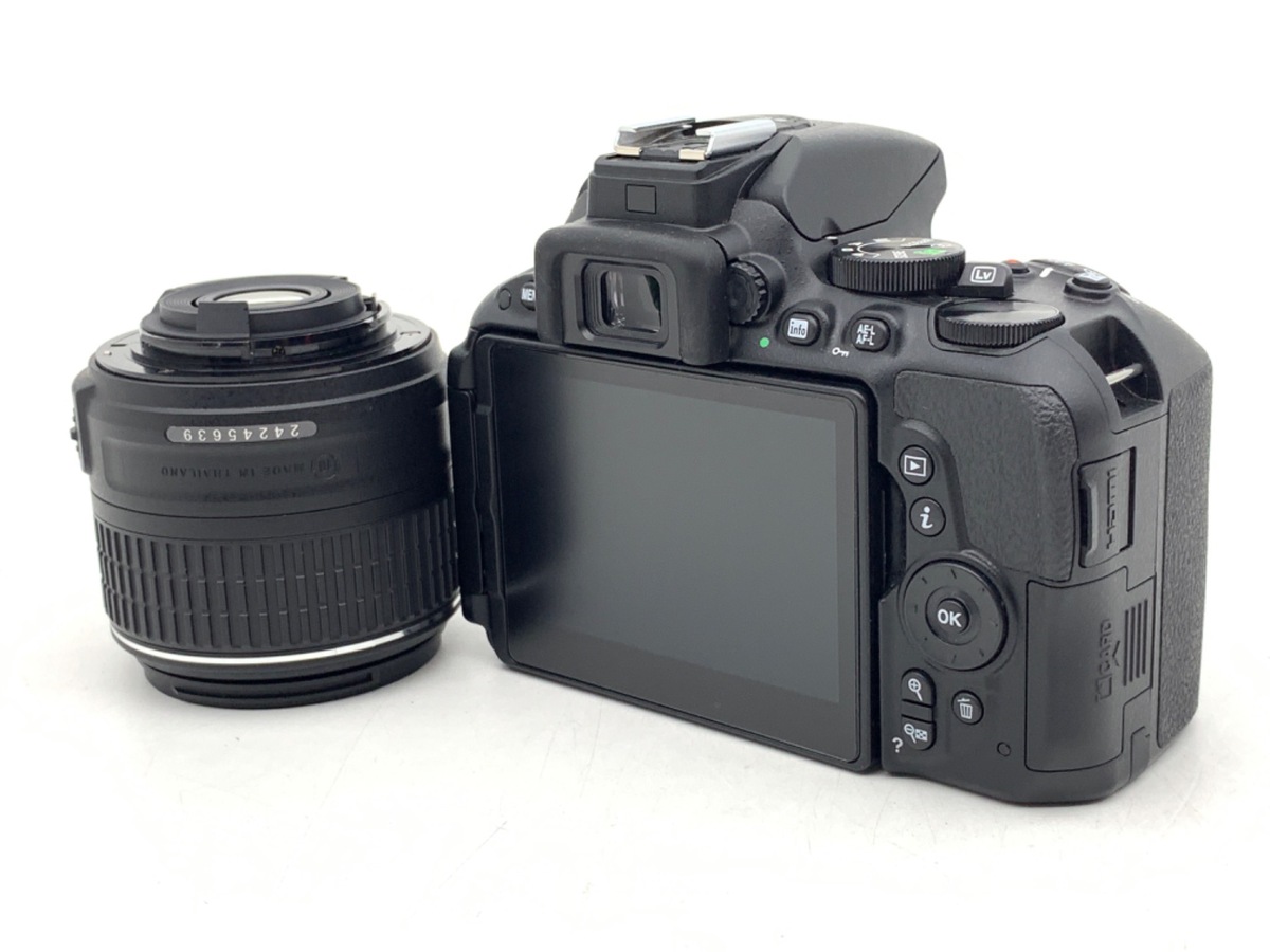 D5500 18-55 VR II レンズキット ブラック【2416万画素】