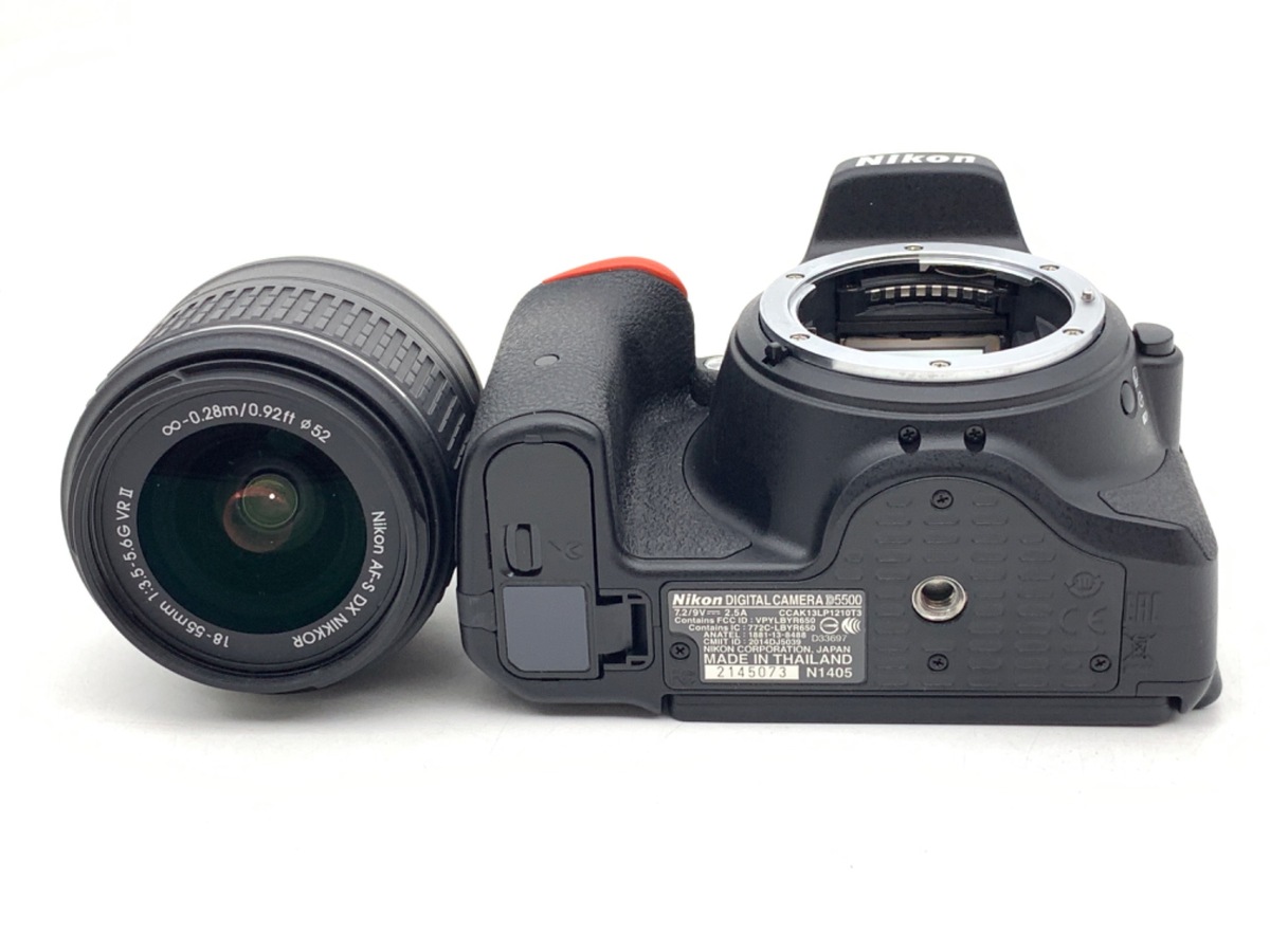 D5500 18-55 VR II レンズキット ブラック【2416万画素】