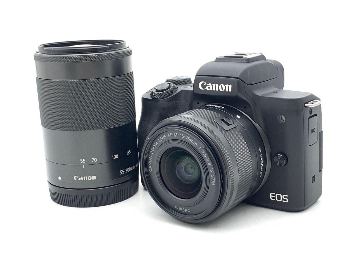 中古】キヤノン EOS Kiss M ダブルズームキット ブラック 在庫一覧