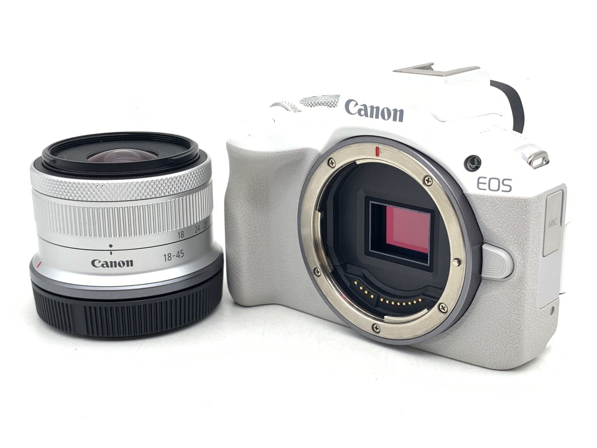 EOS R50 RF-S18-45 IS STM�����Y�L�b�g �z���C�g