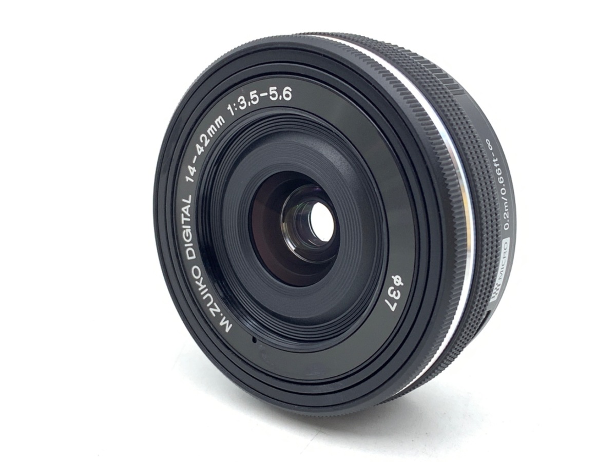 中古：B(並品)】OM SYSTEM M.ZUIKO ED 14-42mm F3.5-5.6 EZ ブラック