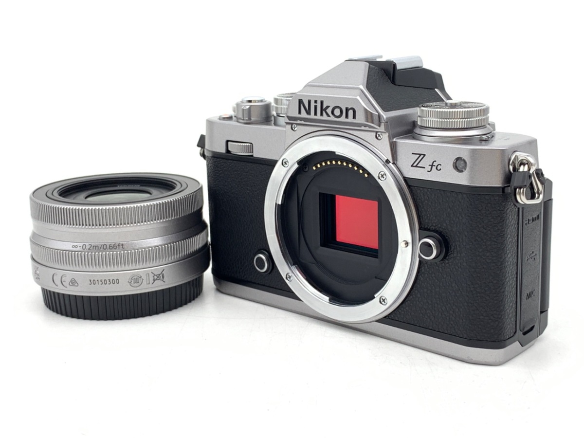【美品】Nikon Z fc 16-50 VR レンズキット シルバー Nikon Zfc 16-50シルバーキット オマケ有り Z fc 16-50 VR レンズ