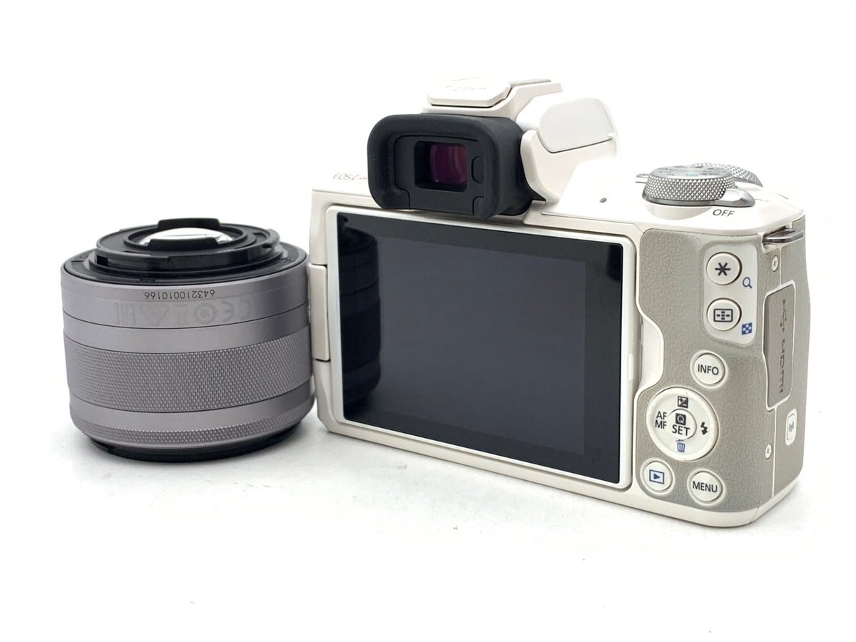 中古：AB(良品)】キヤノン EOS Kiss M EF-M15-45 IS STM レンズキット
