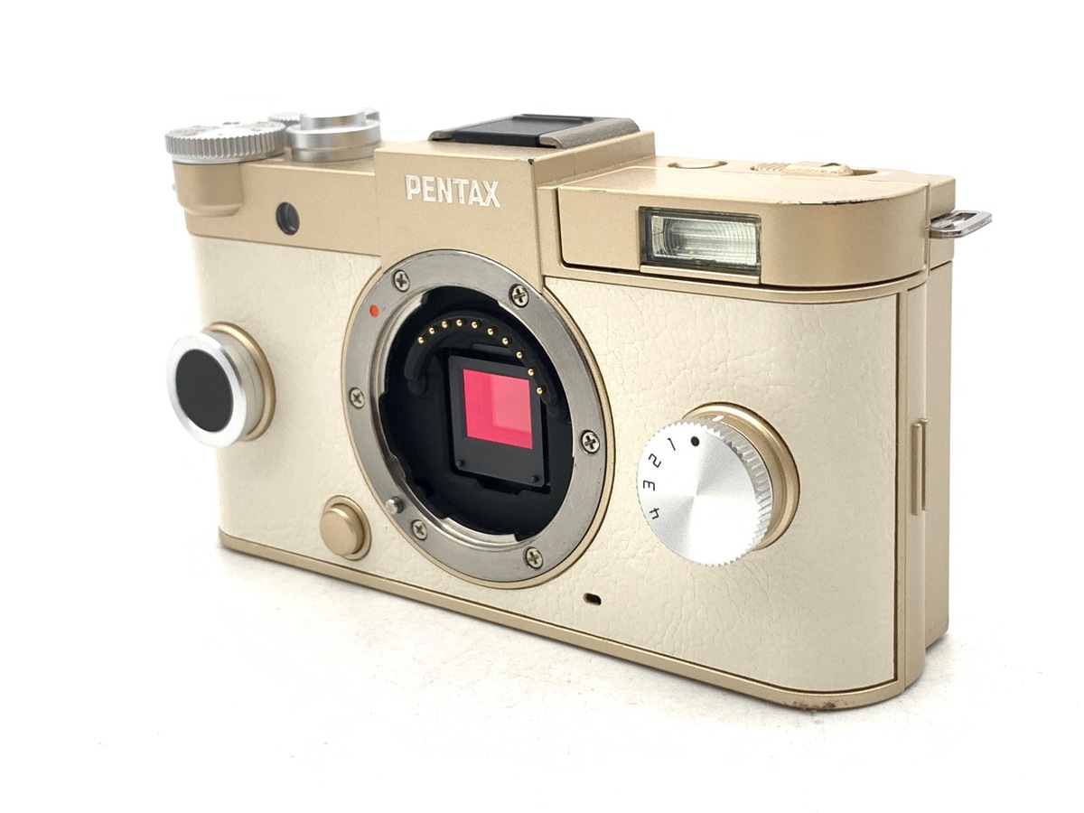 中古】ペンタックス Q-S1 ボディキット シャンパンゴールド×クリーム