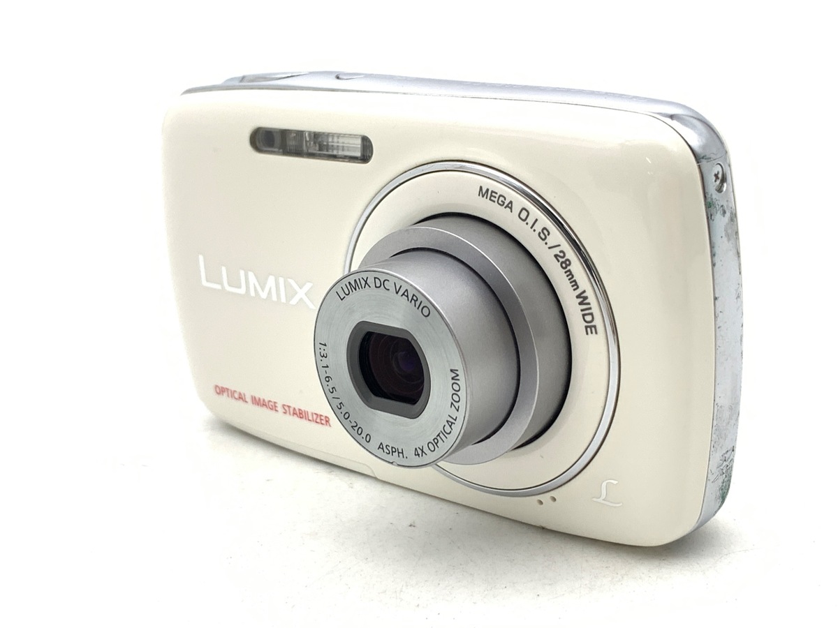 【美品】Panasonic LUMIX DMC S1 動作確認済 ホワイト 中古：B(並品)】パナソニック LUMIX DMC-S1 ホワイト | 2443801788629
