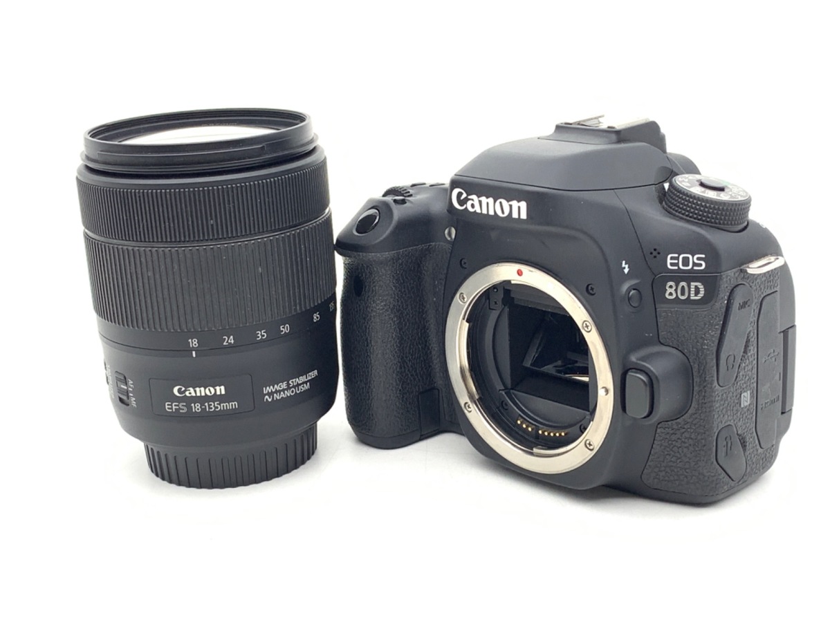 中古】キヤノン EOS 80D EF-S18-135 IS USM レンズキット 在庫一覧