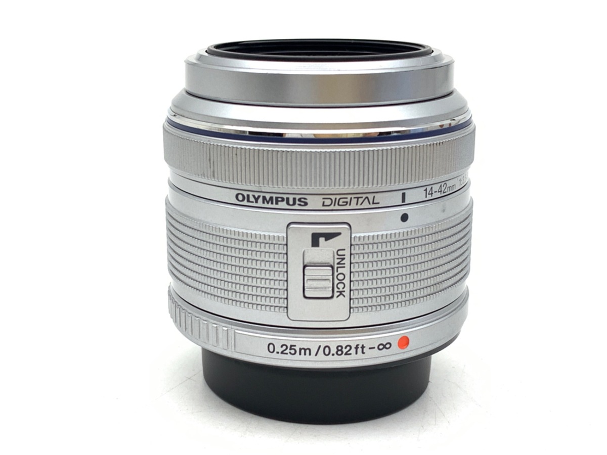 中古】オリンパス M.ZUIKO DIGITAL 14-42mm F3.5-5.6 II R シルバー