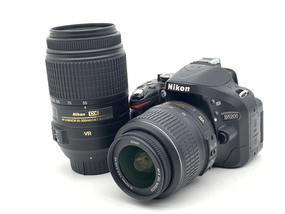 中古】ニコン D5200 ダブルズームキット ブラック｜｜カメラのキタムラ