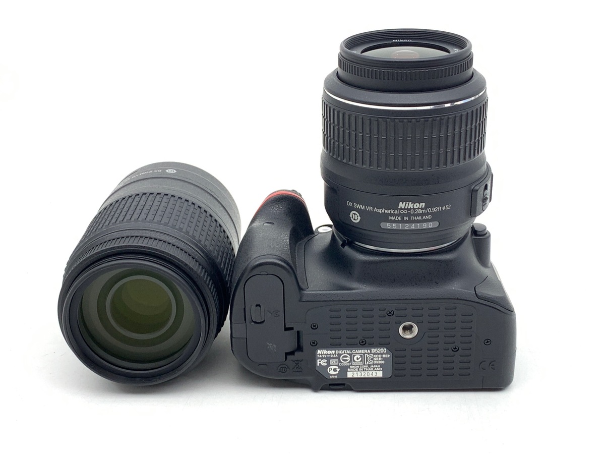 中古】ニコン D5200 ダブルズームキット ブラック｜｜カメラのキタムラ