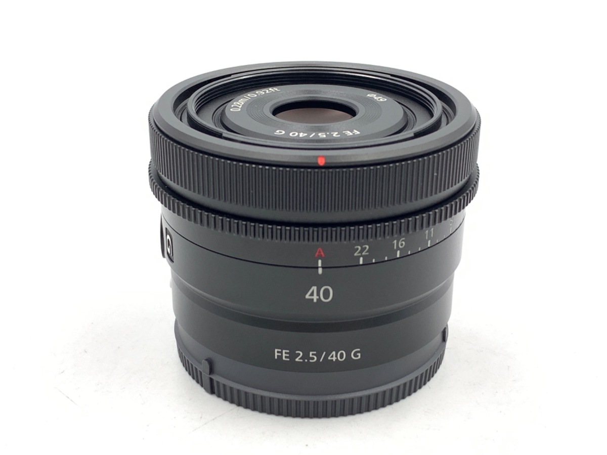 極美品 SONY FE 40mm F2.5 G Gレンズ SEL40F25G 最強のお出かけ用単