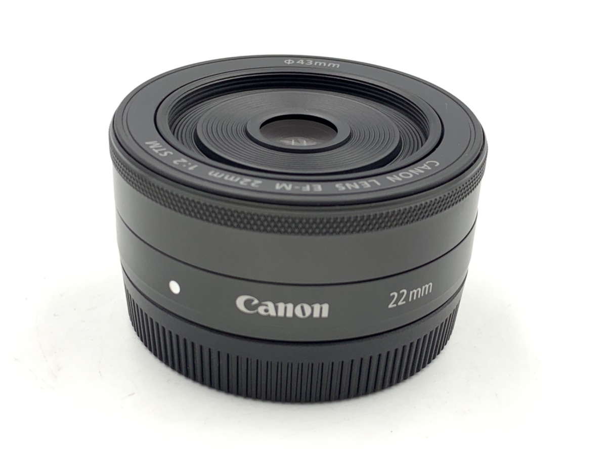 【美品】 キヤノン Canon EF-M 22mm F2 STM ブラック Amazon.com : Canon EF-M 22mm f2 STM Compact System Fixed