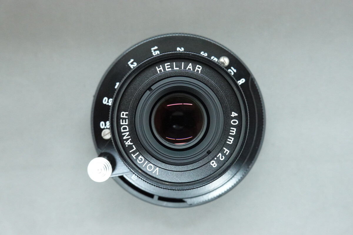 COSINA コシナ HELIAR 40mm F2.8 Aspherical ブラックペイント ライカMマウント互換 フォクトレンダー HELIAR 40mm F2.8 Aspherical VM-mount 生産終了の