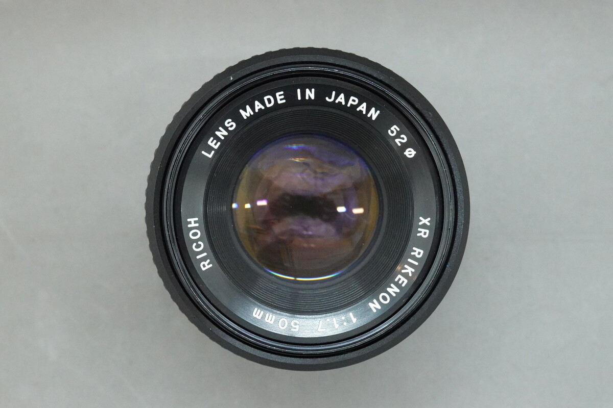 RICOH リコー XR-1 & XR RIKENON 50mm F1.7 希 少】RICOH XR RIKENON 50mm F1.7 【富岡光学製 Kマウント