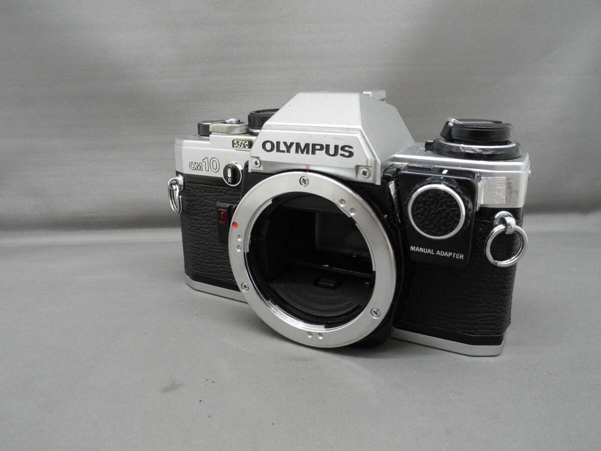 【中古】オリンパス OM-10 ボディ シルバー