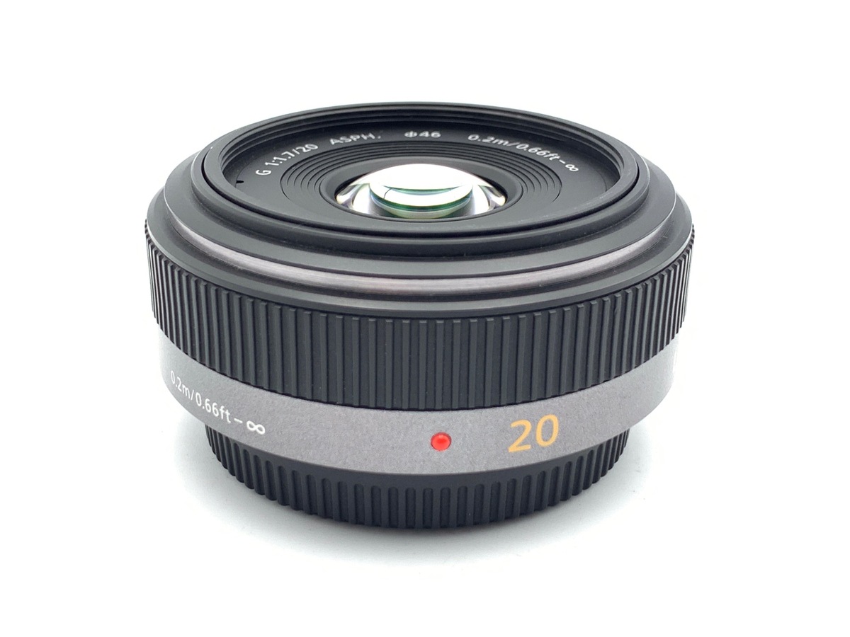 【ジャンク】LUMIX G 20mm/F1.7 ASPH H-H020 Panasonic LUMIX G Series 20mm F1.7 Lens - H-H020AK