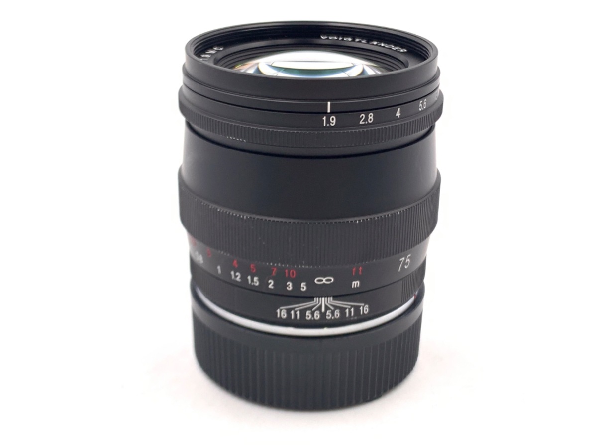 �R�V�i �t�H�N�g�����_�[ ULTRON 75mm F1.9 MC �}���`�R�[�g �}�b�g�u���b�N�y�C���g ���C�JM�p