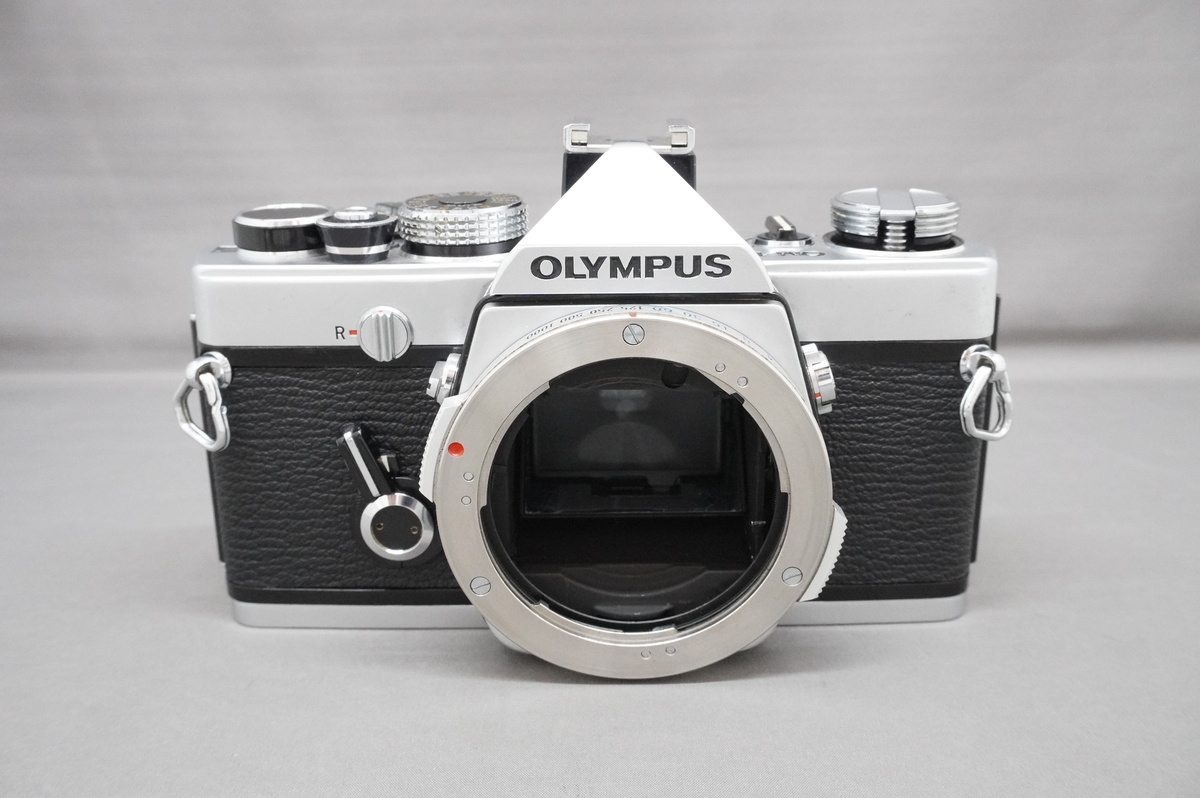 中古：C(やや難あり)】オリンパス OM-1 ボディ シルバー | 2443890150314