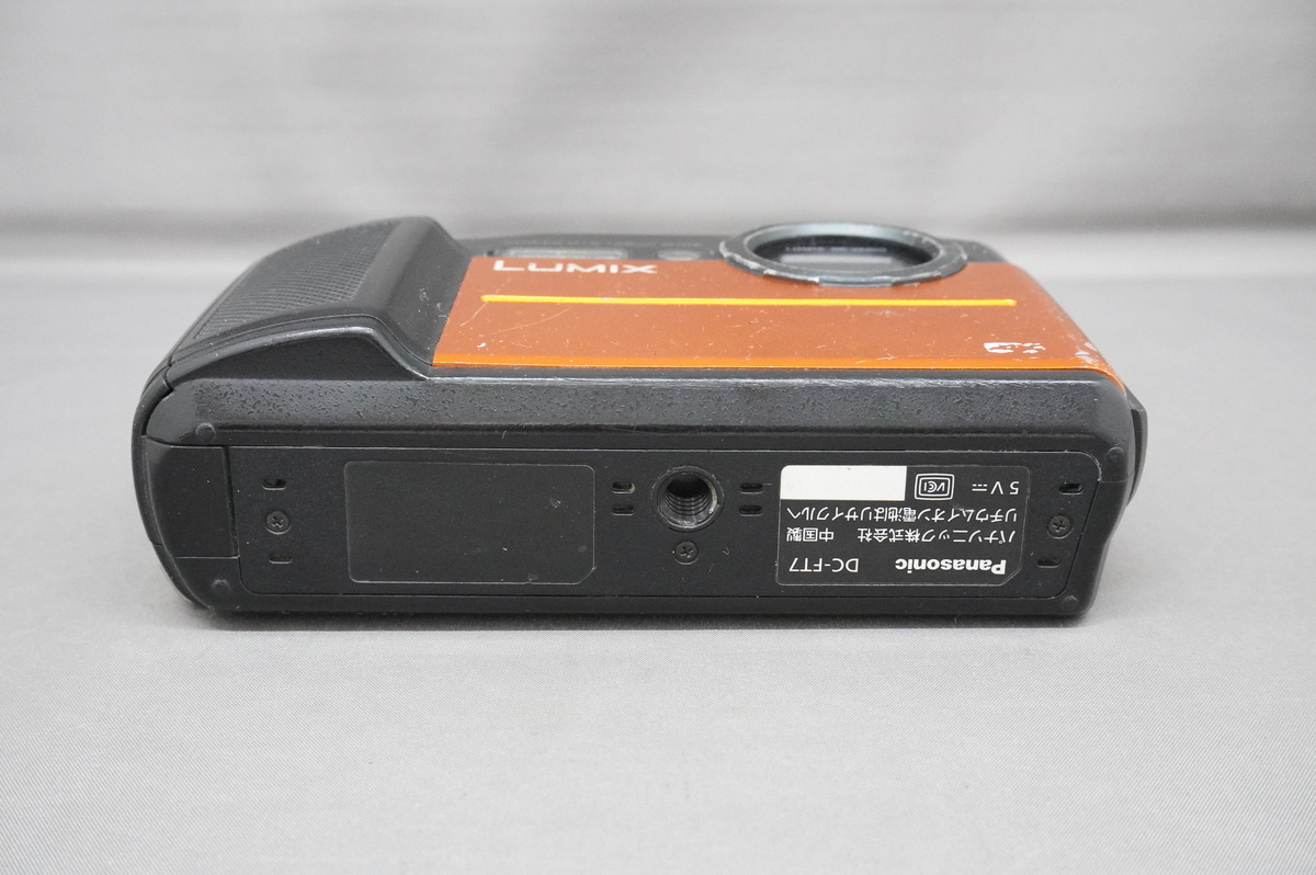 中古：C(やや難あり)】パナソニック LUMIX DC-FT7-D オレンジ