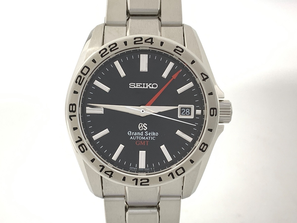 中古：A(美品)】グランドセイコー メカニカル GMT ブラック SBGM001