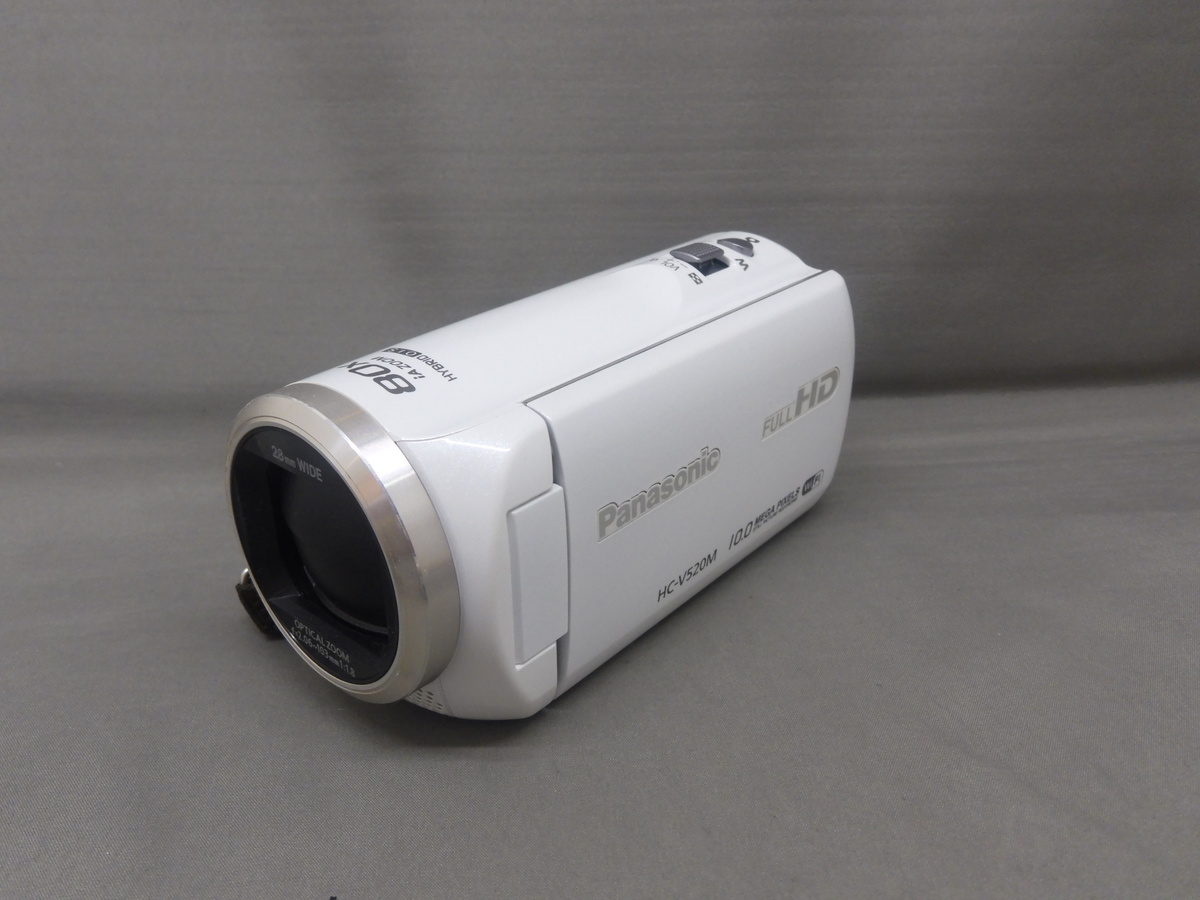 中古：B(並品)】パナソニック HC-V520M-W ホワイト | 2443890159928