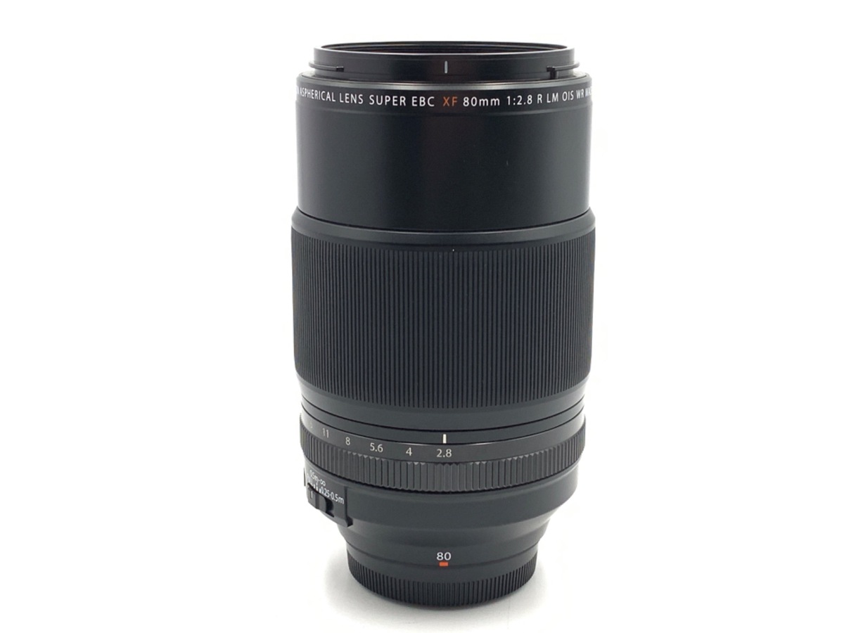【中古】「未使用品」FUJIFILM 交換レンズ80mm XF80MMF2.8 R LM OIS WR フジノンレンズ XF80mmF2.8 R LM OIS WR Macro 中古価格比較 - 価格.com