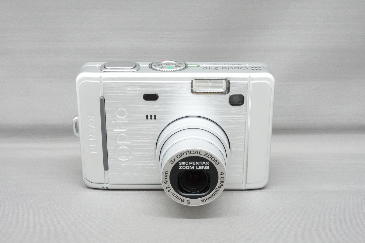 中古：B(並品)】ペンタックス（PENTAX）Optio S40 シルバー【400万画素 