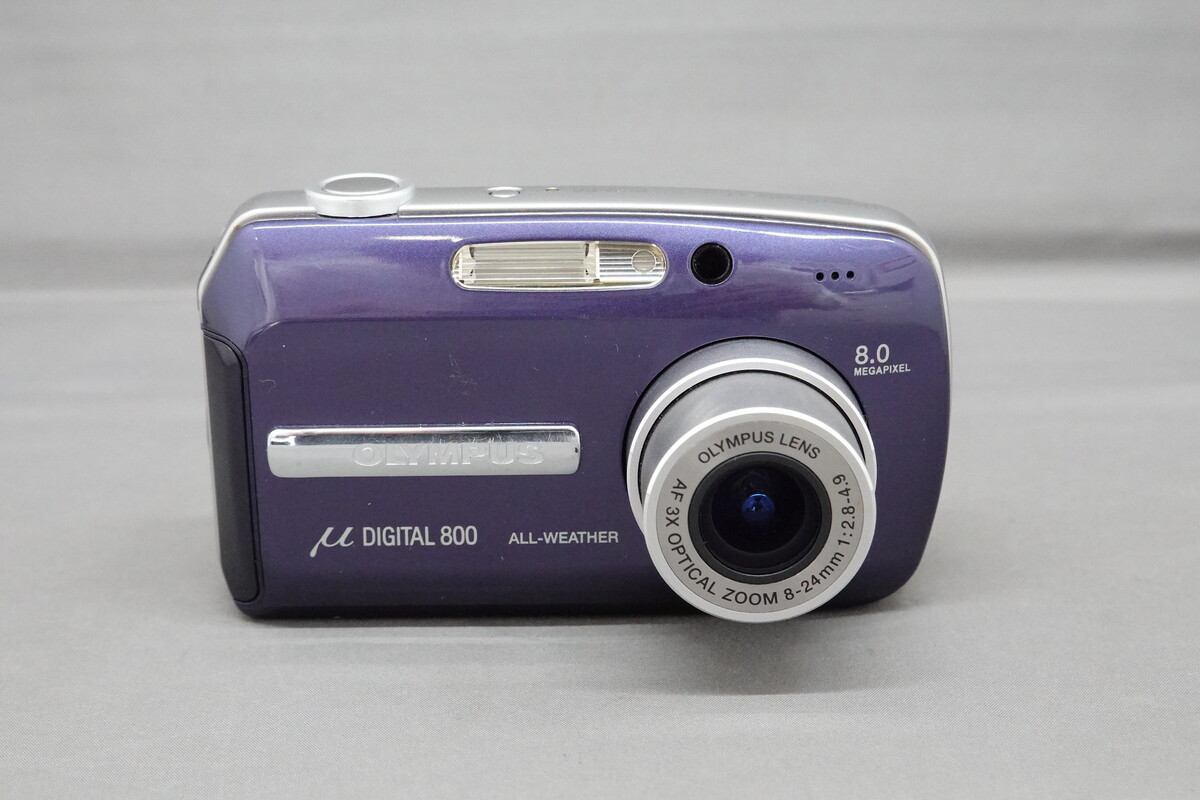 【美品・動作品】オリンパス μ DEGITAL 800 コンパクトデジタルカメラ 中古：B(並品)】OLYMPUS μ DIGITAL 800 （ミューデジタル800