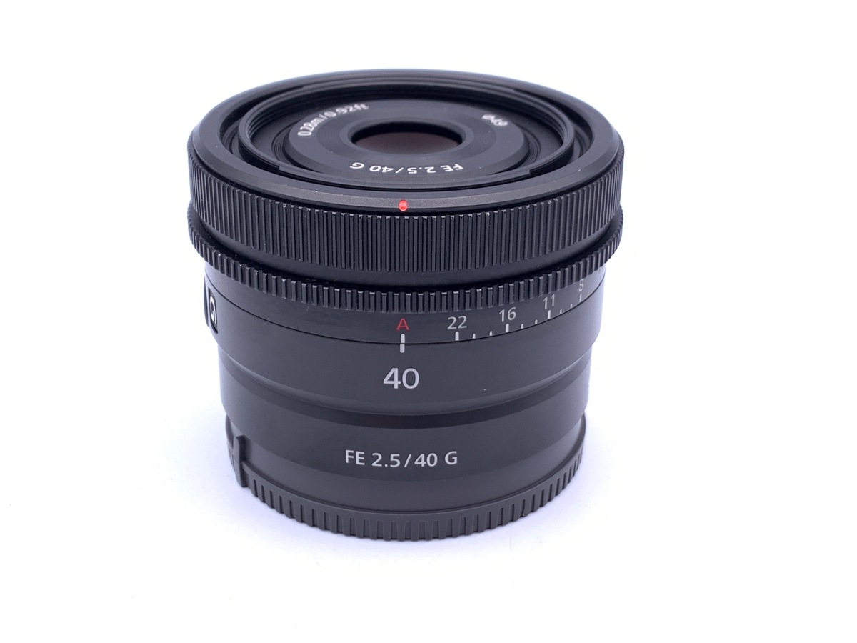 【美品】SONY FE 40mm F2.5 G レンズ（SEL40F25G） FE 40mm F2.5 G SEL40F25G 中古価格比較 - 価格.com