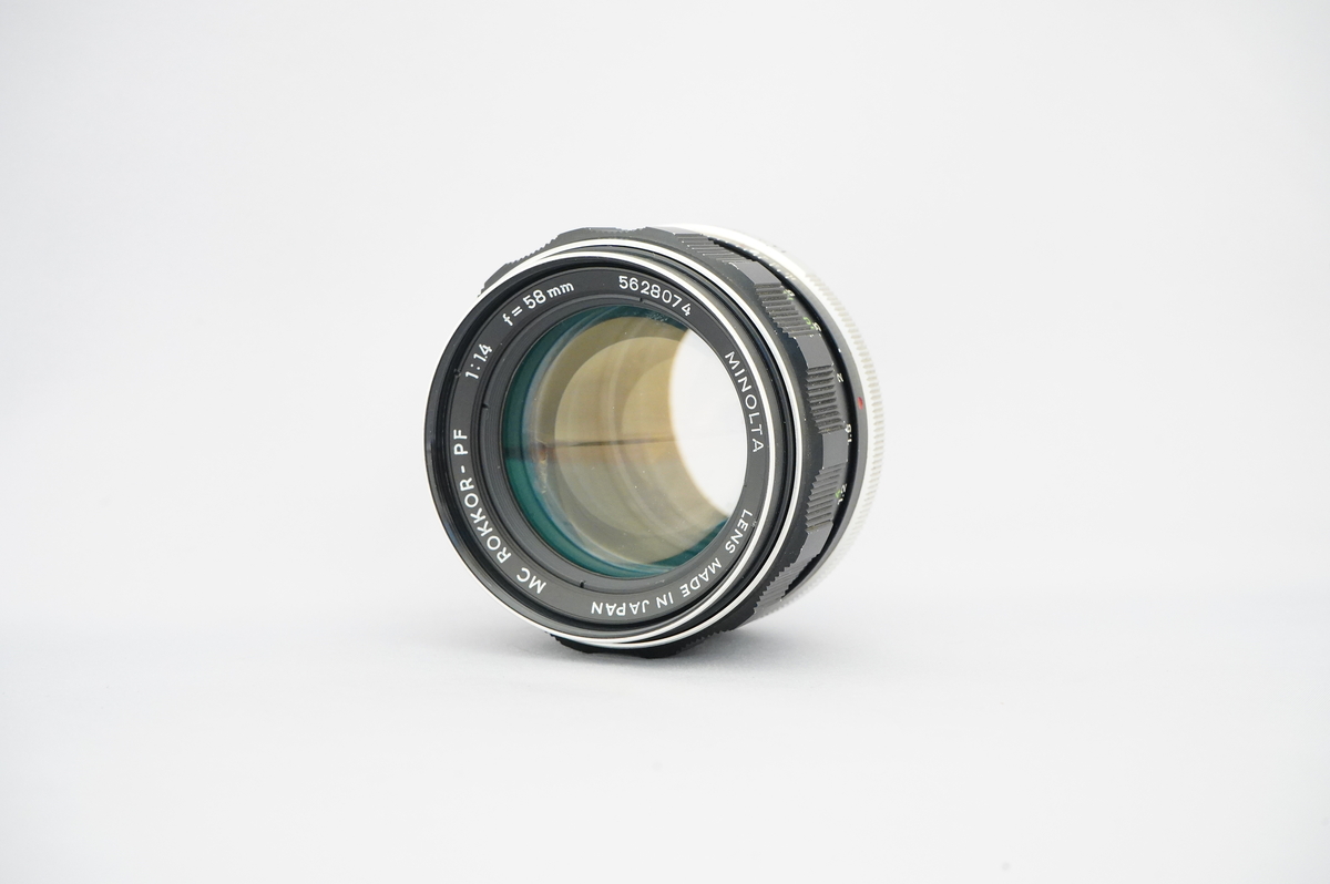 中古：C(やや難あり)】ミノルタ AUTO ROKKOR-PF 58mm F1.4 | 2443900020392