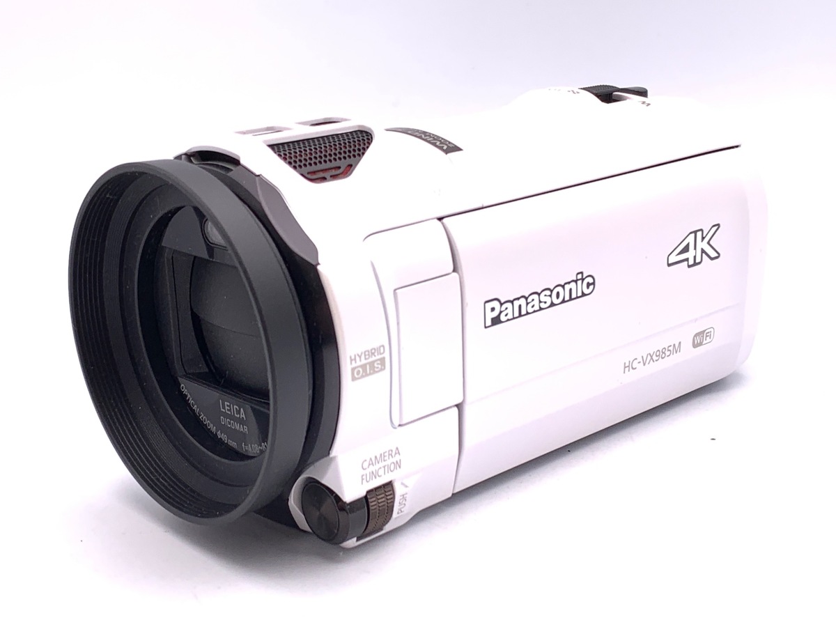 【ジャンク品】Panasonic HC-VX985M 4Kビデオカメラ本体 中古】パナソニック デジタル4Kビデオカメラ HC-VX985M-W ホワイト