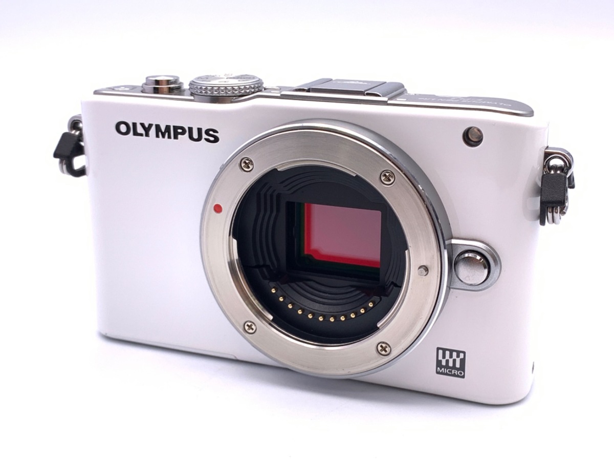 中古：B(並品)】オリンパス PEN Lite E-PL3 ボディ ホワイト