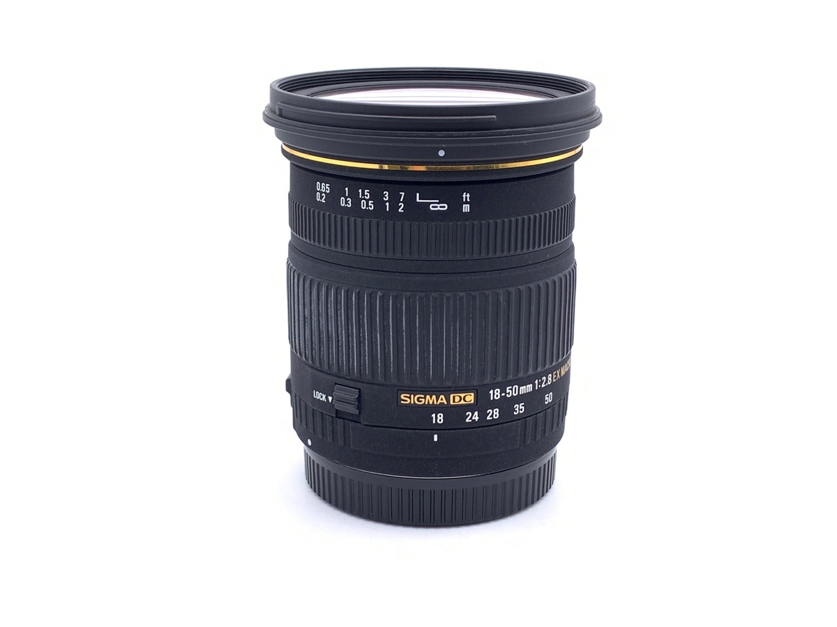 SIGMAレンズ 18-50mm F2.8 DC EX MACRO キャノン用