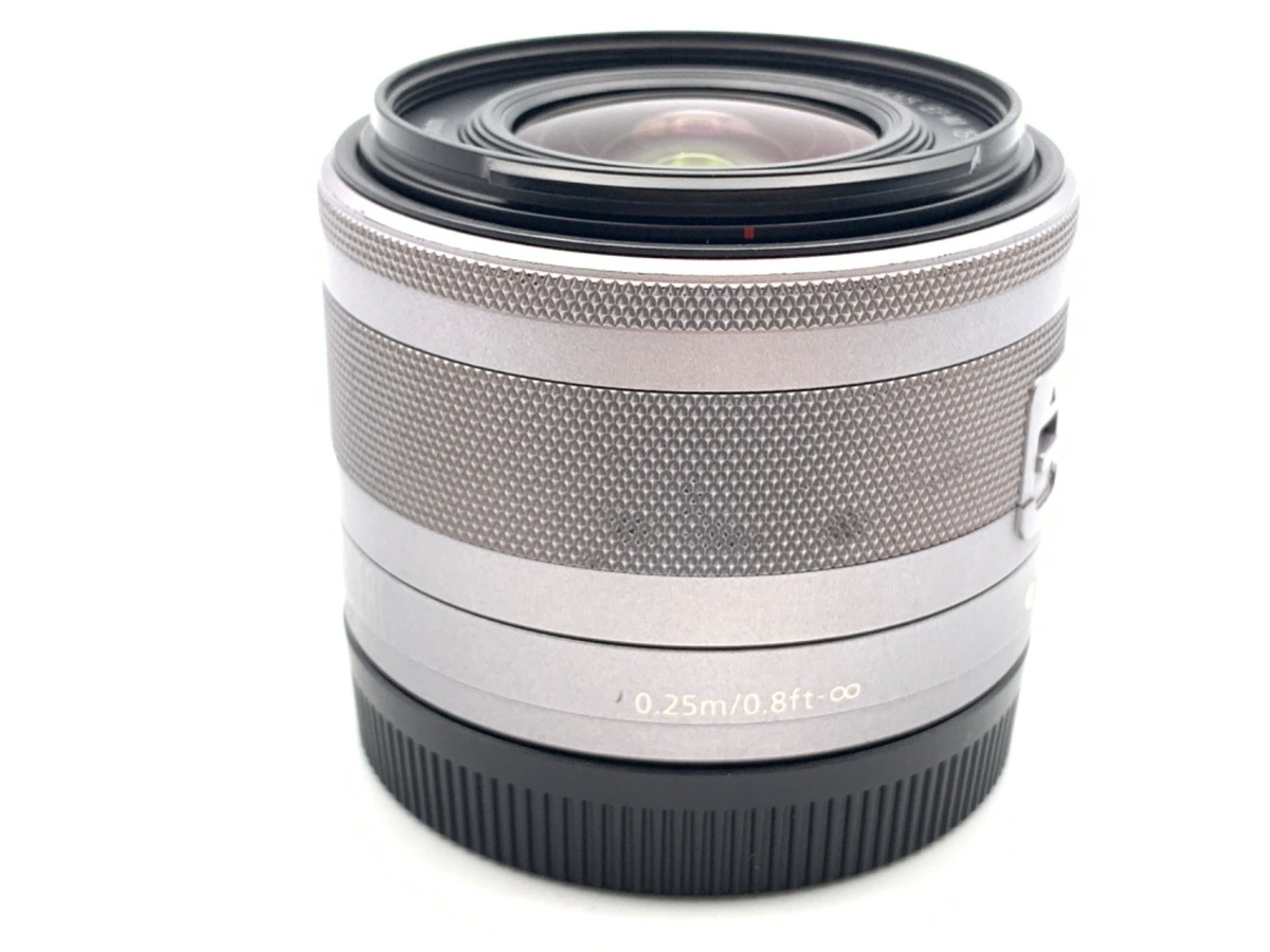 中古：B(並品)】キヤノン EF-M15-45mm F3.5-6.3 IS STM シルバー 