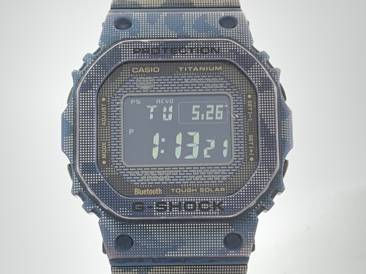 カシオ G-SHOCK ブラック GMW-B5000TCF-2JR チタン