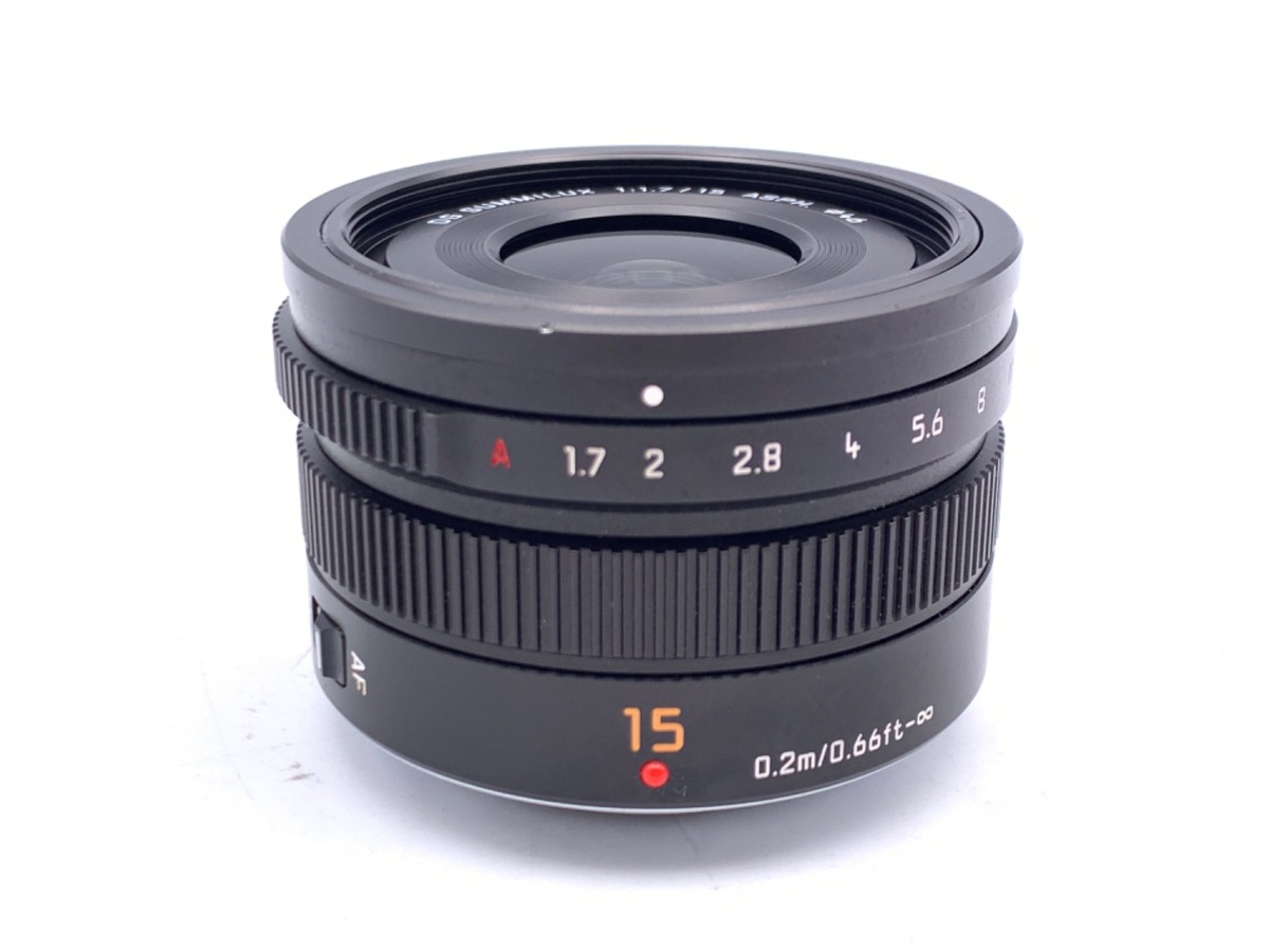 レンズ(単焦点) LEICA DG SUMMILUX 15mm / F1.7 H-X015 カメラレンズ LEICA DG SUMMILUX 15mm/F1.7 ASPH. LUMIX（ルミックス