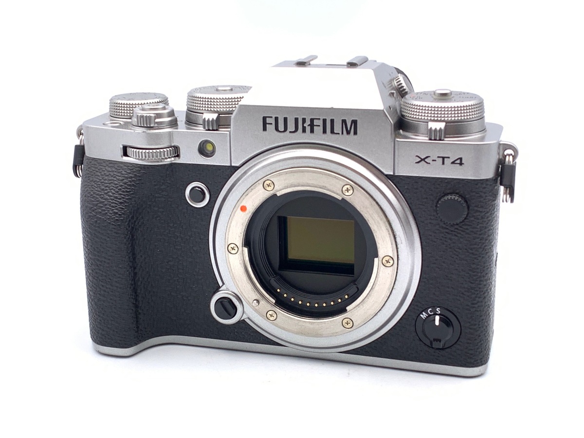 FUJIFILM X-T4 シルバー ボディ 元箱無し 中古：B(並品)】フジフイルム X-T4 ボディ シルバー | 2444000049627