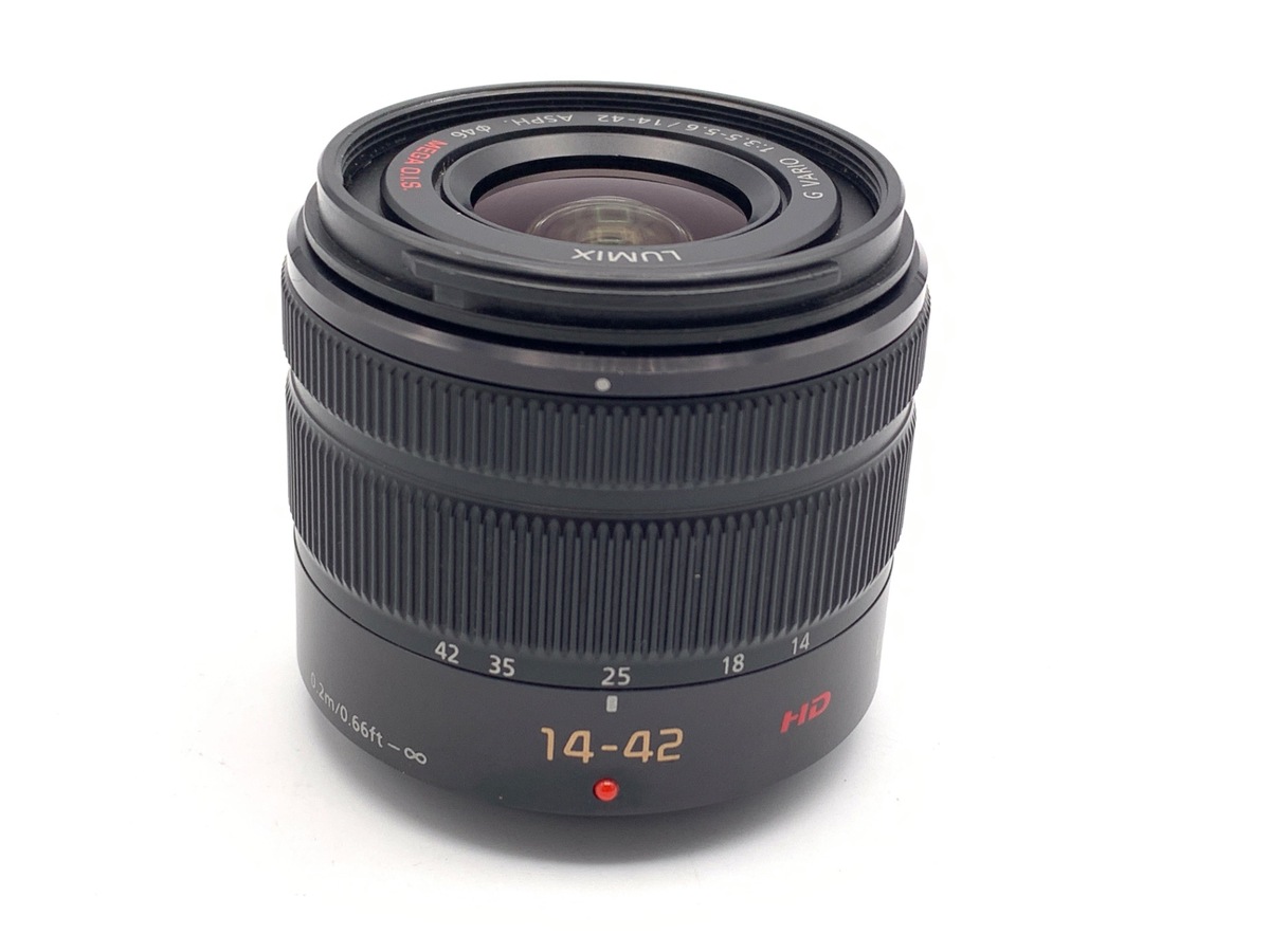 中古】パナソニック LUMIX G VARIO 14-42mm F3.5-5.6 II ASPH. MEGA