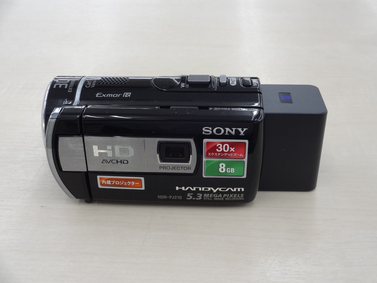 中古：B(並品)】ソニー HDR-PJ210 ブラック | 2444030036352