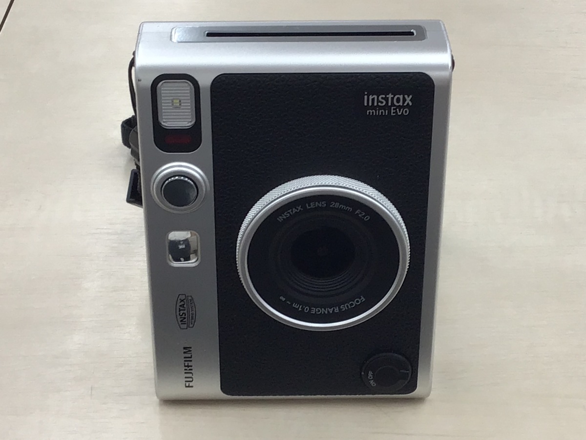 中古：AB(良品)】フジフイルム インスタントカメラ instax mini Evo 