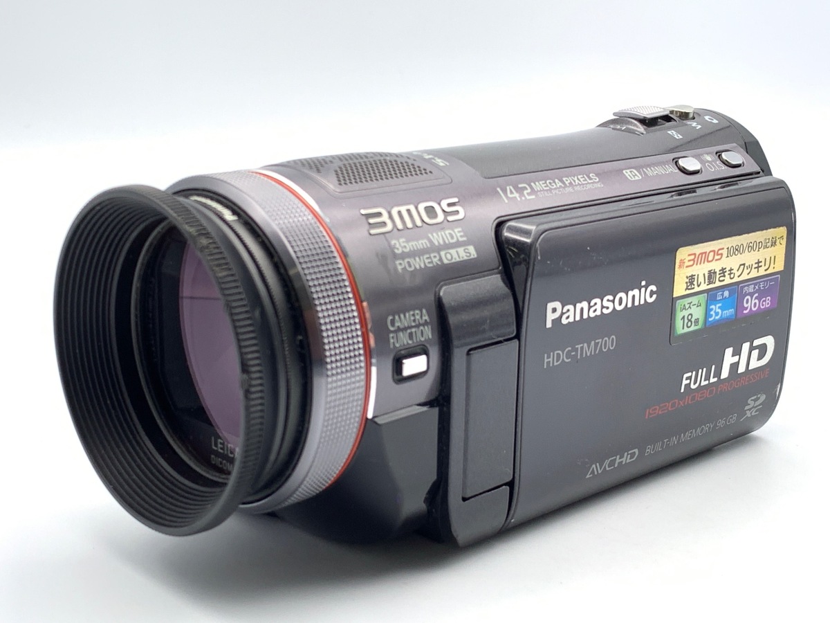 パナソニック デジタルハイビジョンビデオカメラ メタルブラック HDC-TM700-K パナソニック デジタルハイビジョンビデオカメラ メタルブラック HDC