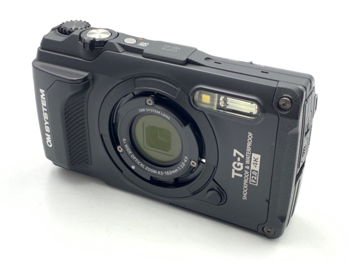 中古：A(美品)】OM SYSTEM Tough TG-7 BLK ブラック | 2444040014852