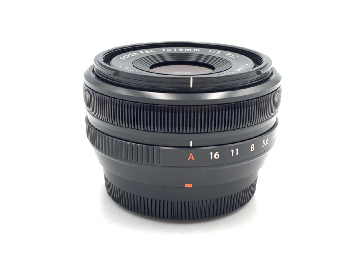 【値下げ不能】FUJIFILM 富士フイルム　XF18mm F2 中古：AB(良品)】フジフイルム XF18mm F2 R | 2444040016993