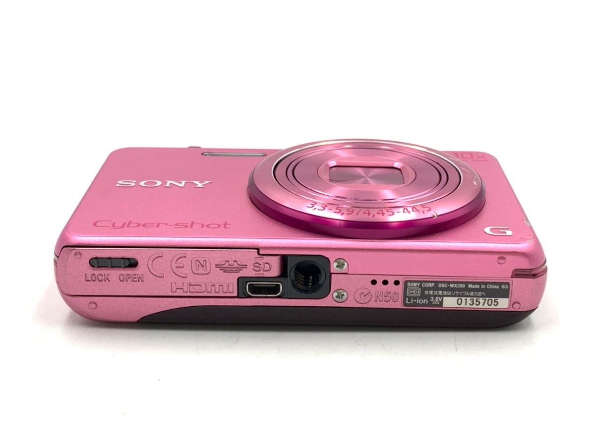 中古：B(並品)】ソニー Cyber-shot DSC-WX200 P ピンク | 2444040022901