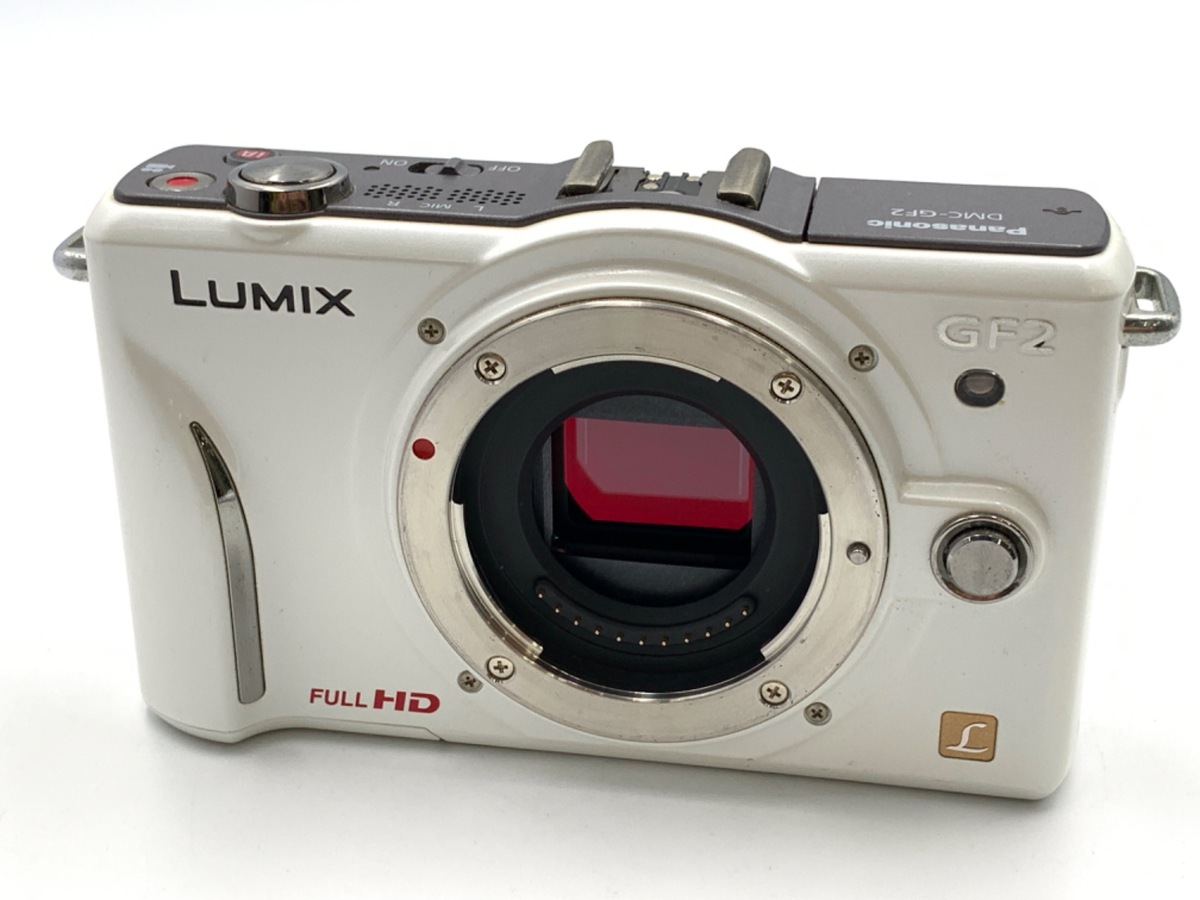 【美品✨】Panasonic Lumix GF2 ボディ ホワイト LUMIX 【中古】Panasonic パナソニック DMC-GF2 ホワイト + G