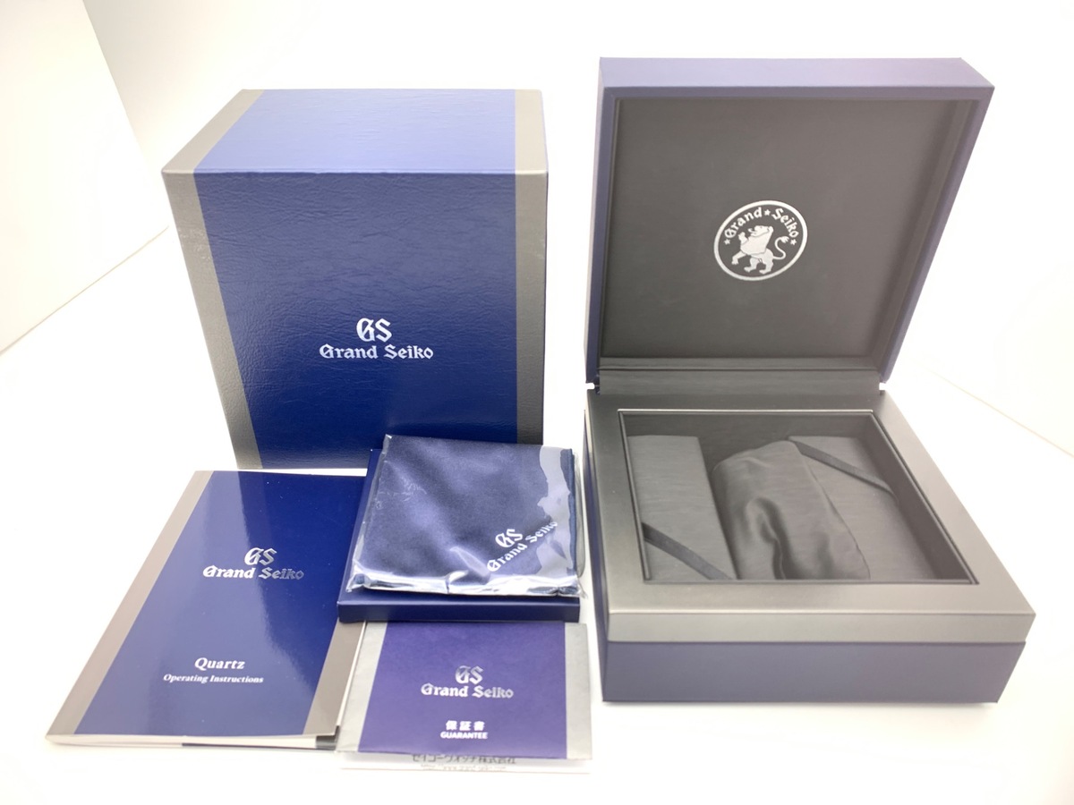 (ラックドッグ様)Grand Seiko SBGX335 9F61 付属品のみ グランドセイコー クォーツ ブラック SBGX335/9F61-0AL0
