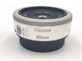 【美品】キヤノンEF40mmf2.8STM❤希少色ホワイト❤背景ぼかしの神レンズ □ほぼ新品□ CANON EF40mm F2.8 STM ホワイト